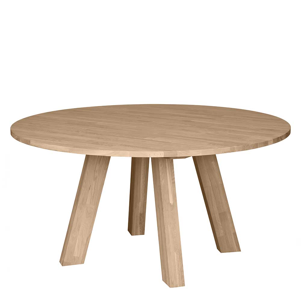 Skandinavisches Design Esstisch in Rund - Itulian