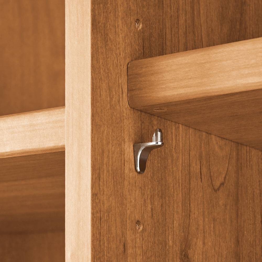 5-türiger Kleiderschrank in Erle teilmassiv - Dilacco