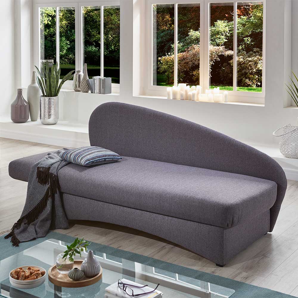 Graues Daybed mit Bettkasten - Perfect