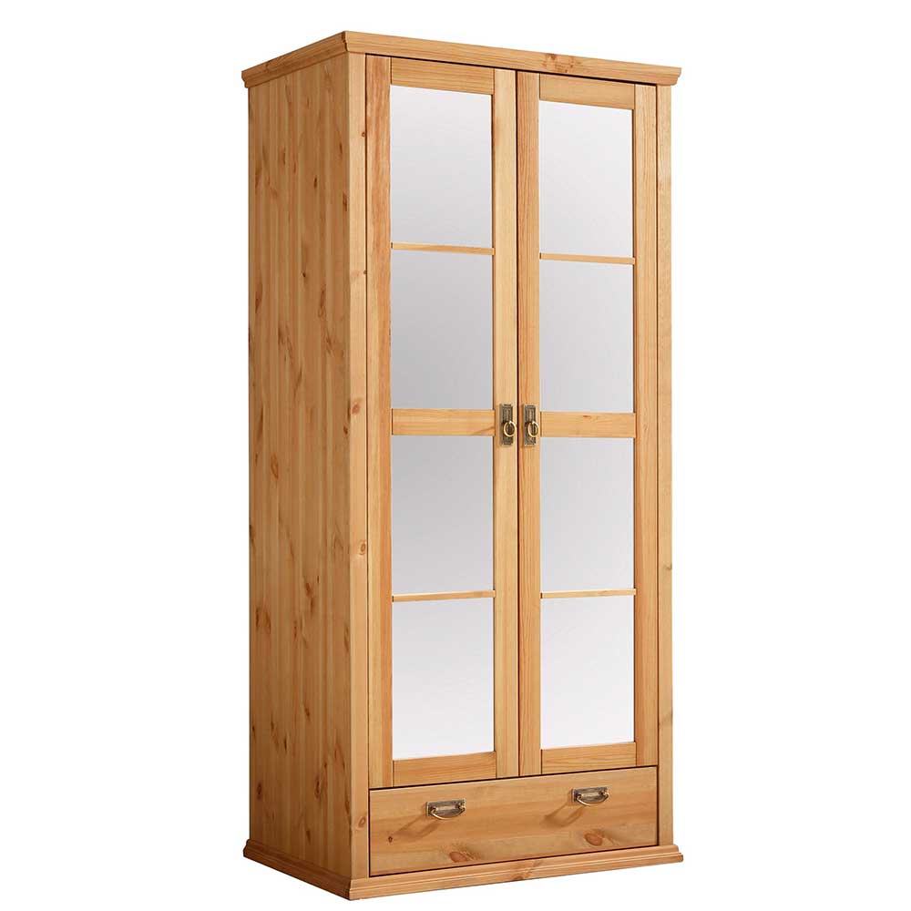 90x190x59 Spiegeltüren Kleiderschrank mit Schublade - Inhusa