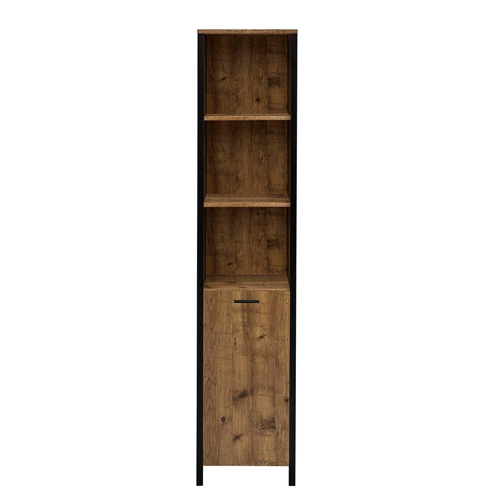 Badezimmer Hochschrank in verwitterter Holzoptik - Cosima