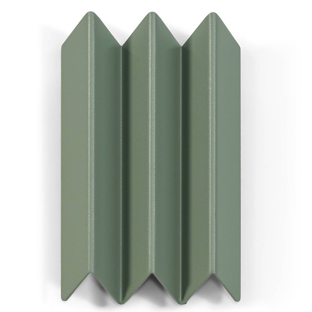 Graugrüne Designgarderobe mit einzigartigem Ziehharmonika-Design für die Wand – Onlio