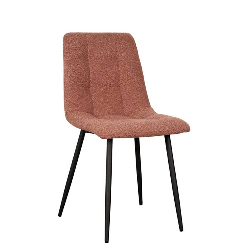 Stuhl in Terracotta und Schwarz - Orthos