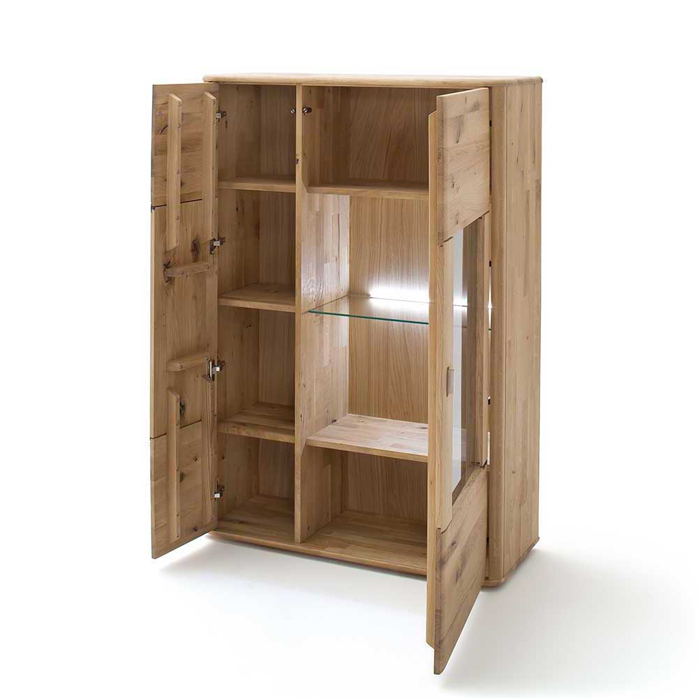 Wohnmöbel aus Eiche Massivholz - Destal (vierteilig)