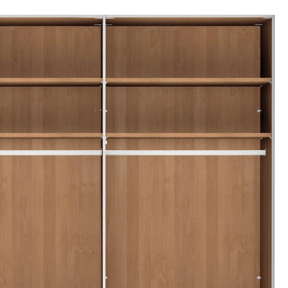 236 cm hoher Kleiderschrank mit acht Türen - Dilacco