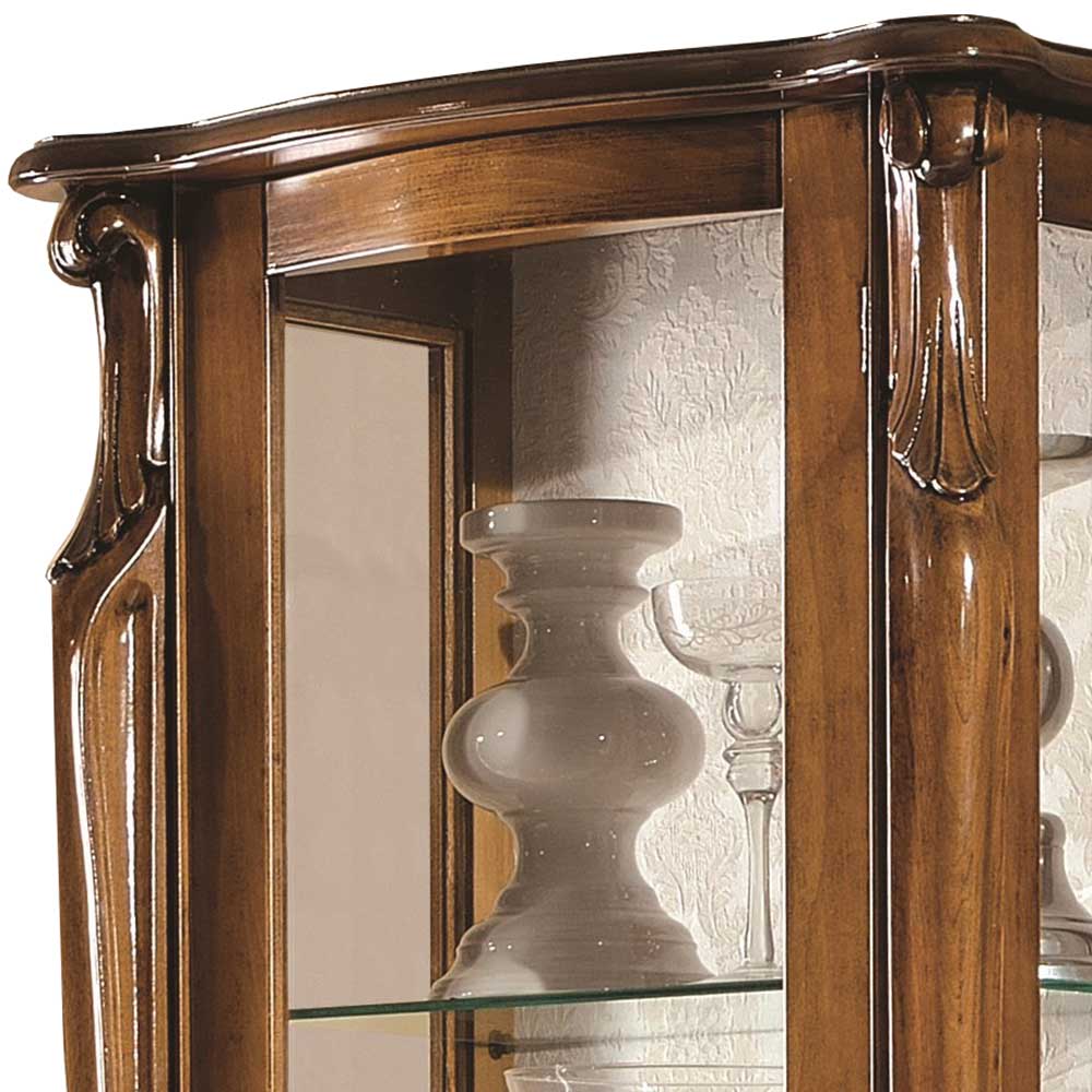 61x183x39 Klassische Vitrine im Italienischen Stil - Carlenna