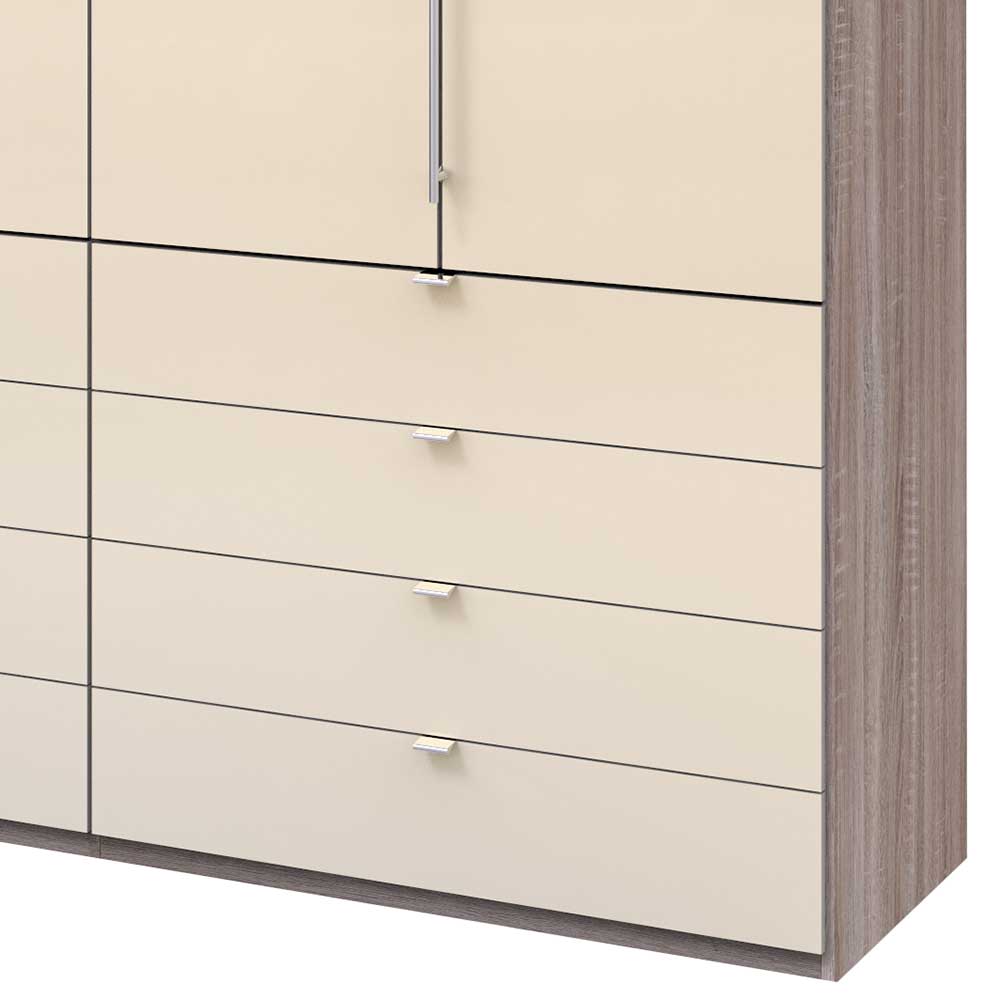 Kombi-Schlafzimmer-Schrank mit 12 Schubladen - Cempino