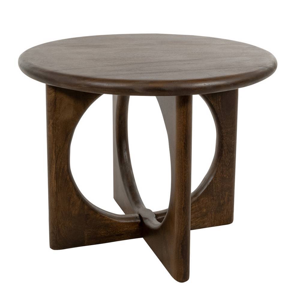 46 cm hoher Couchtisch in Walnussbraun - Tibbet