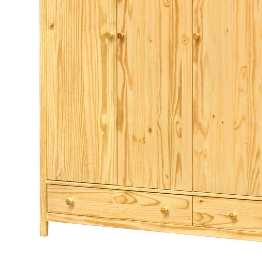Landhaus-Schlafzimmerschrank aus Kiefer massiv - Ekorena