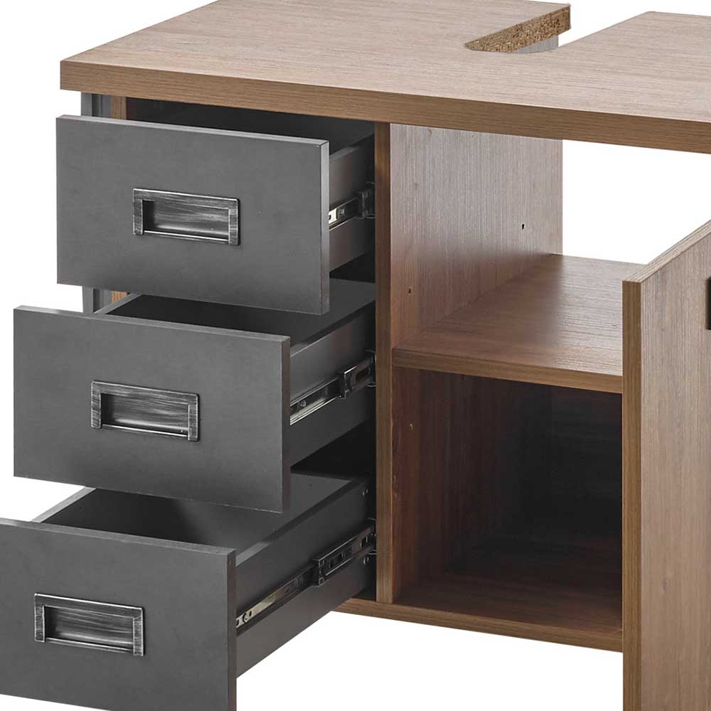 Waschbeckenunterschrank im Industrial Design - Forawas