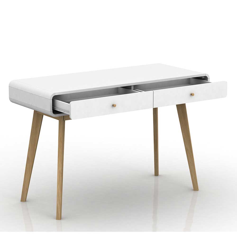 Nordic Chic Schreibtisch zweifarbiges MDF - Kolreva