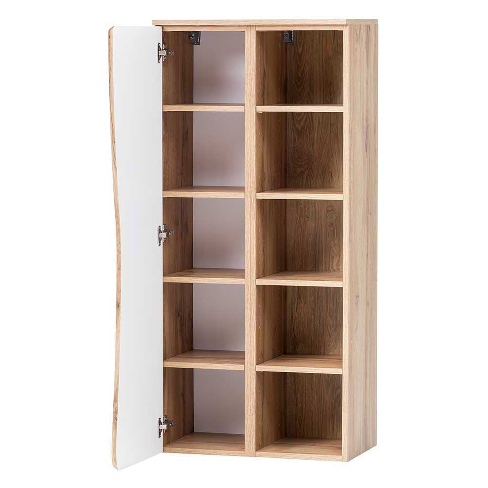 Kleines Badmöbel Set mit Baumkante - Tofias (dreiteilig)