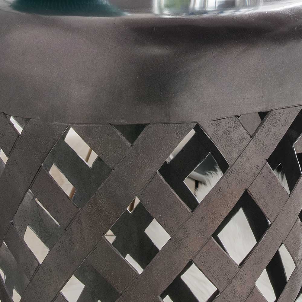 Industrial Design Beistelltisch aus Aluminium - Bahos