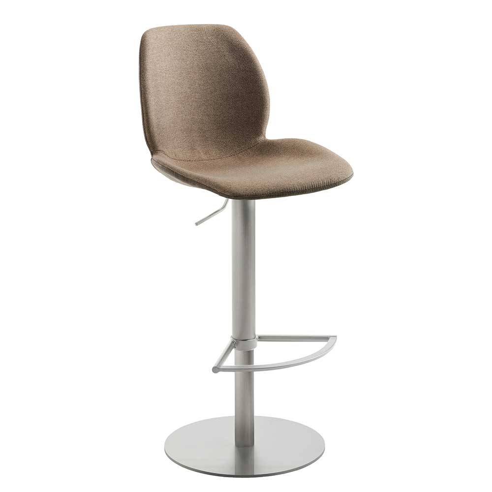 Barstuhl in Schlamm & Beige - Dionera