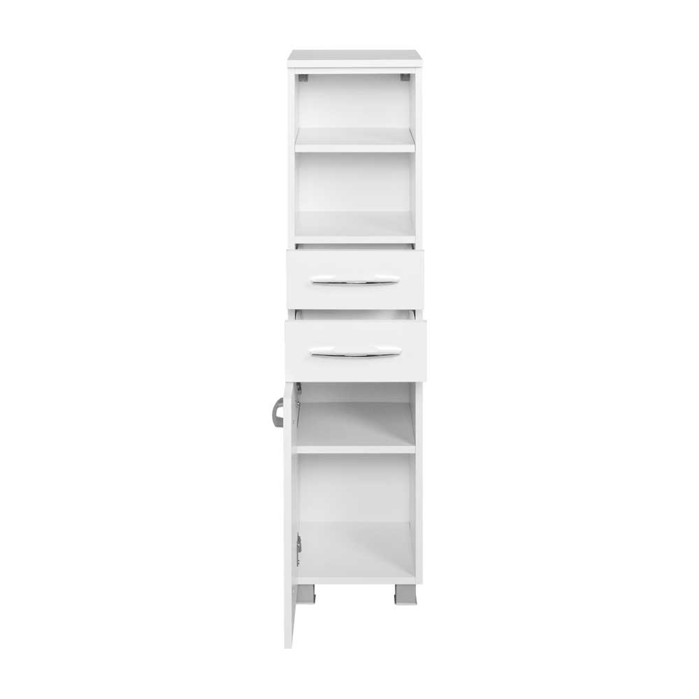 Bad Hochschrank Lartemo in Weiß