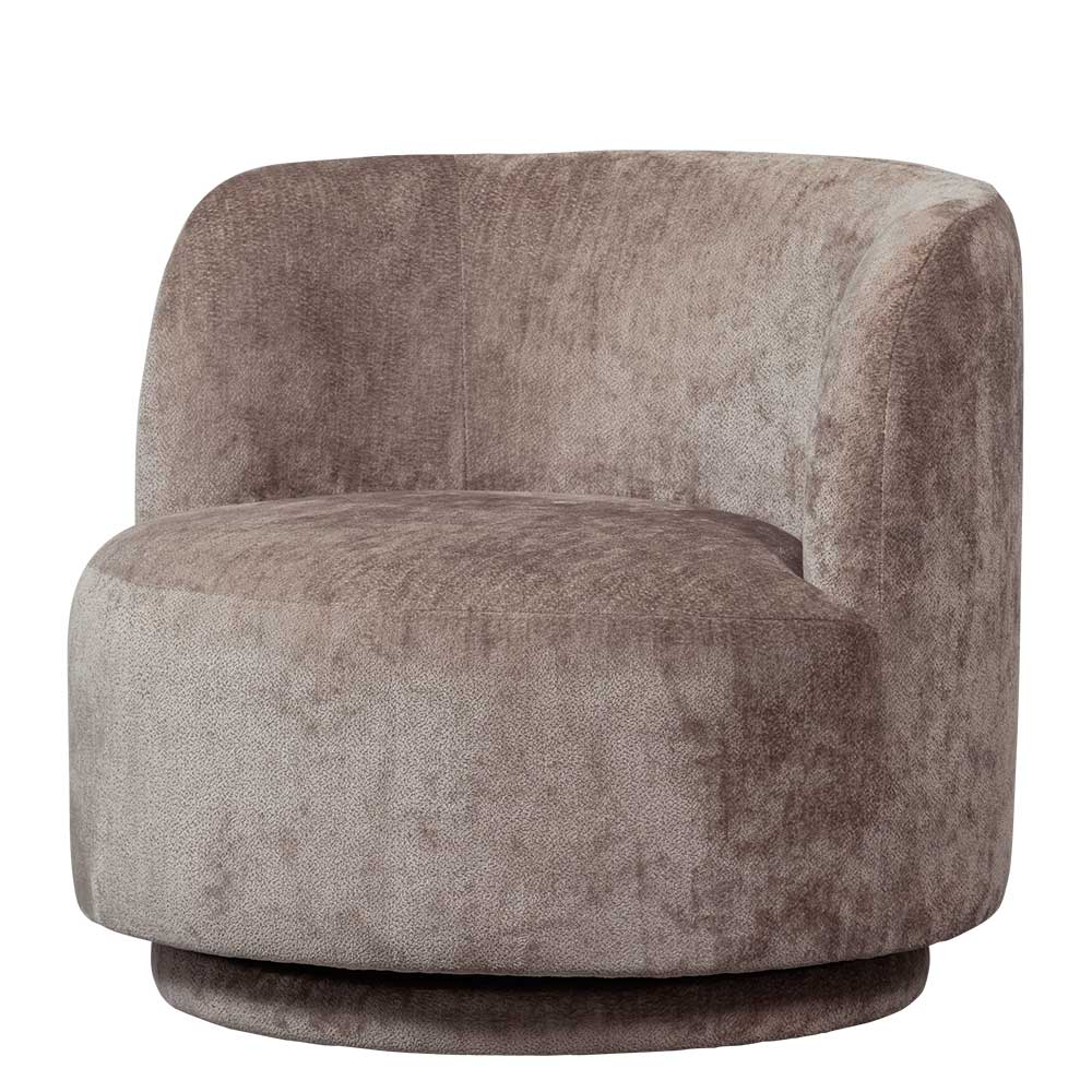 Polstersessel in Taupe Chenille - Fridelia