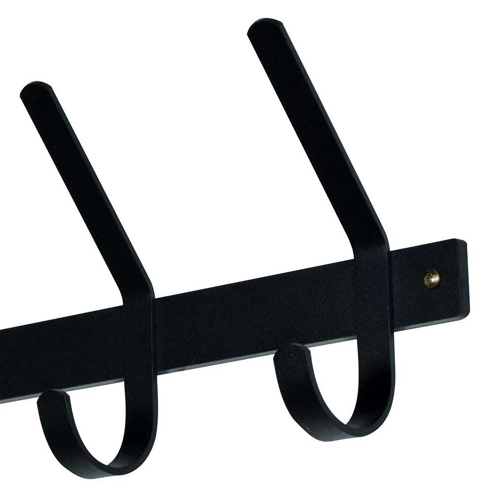 Kompakte 3 Haken Garderobe aus Stahl - Daharas