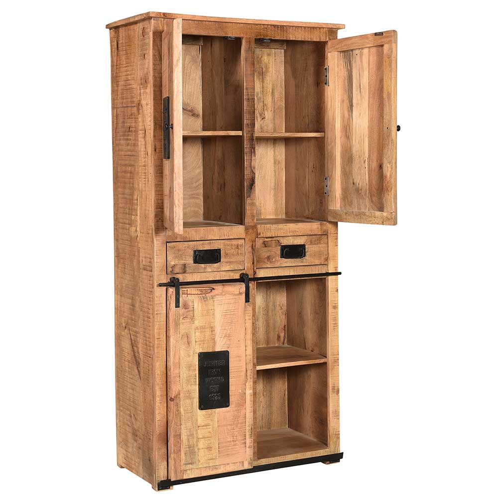 90x180x40 Stauraum Schrank im Industrial Style - Eswan