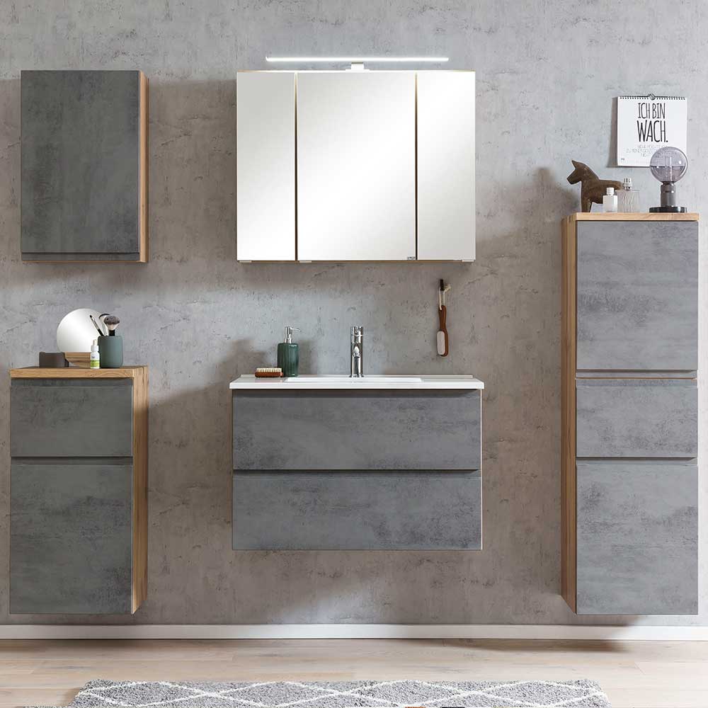 Waschbeckenunterschrank mit 80 cm Breite - Mia