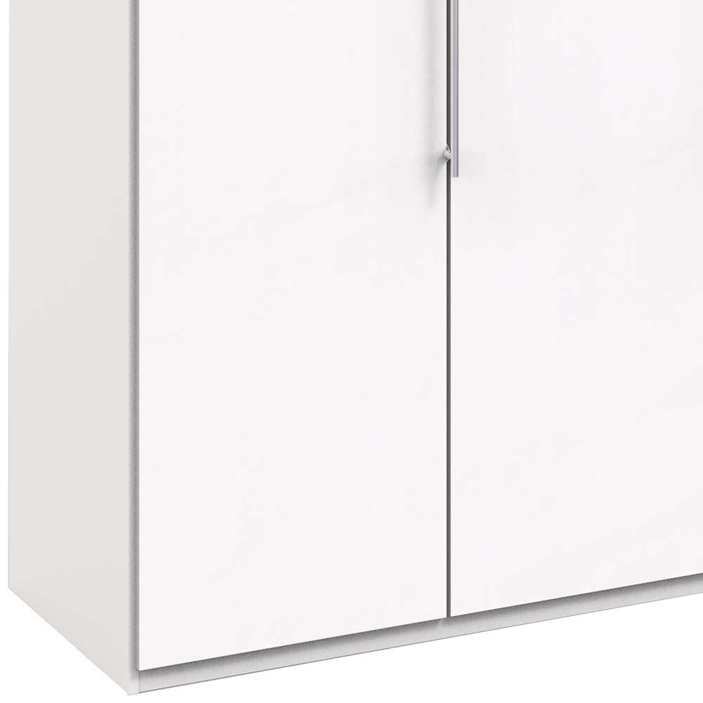 Weißer Schrank mit zwei Falttüren & Tür - Donpiave