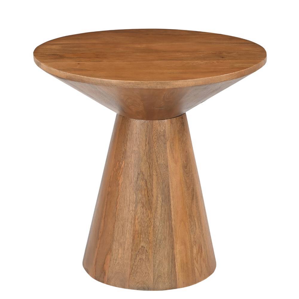 Mangoholz-Design-Beistelltisch modern - Galadira