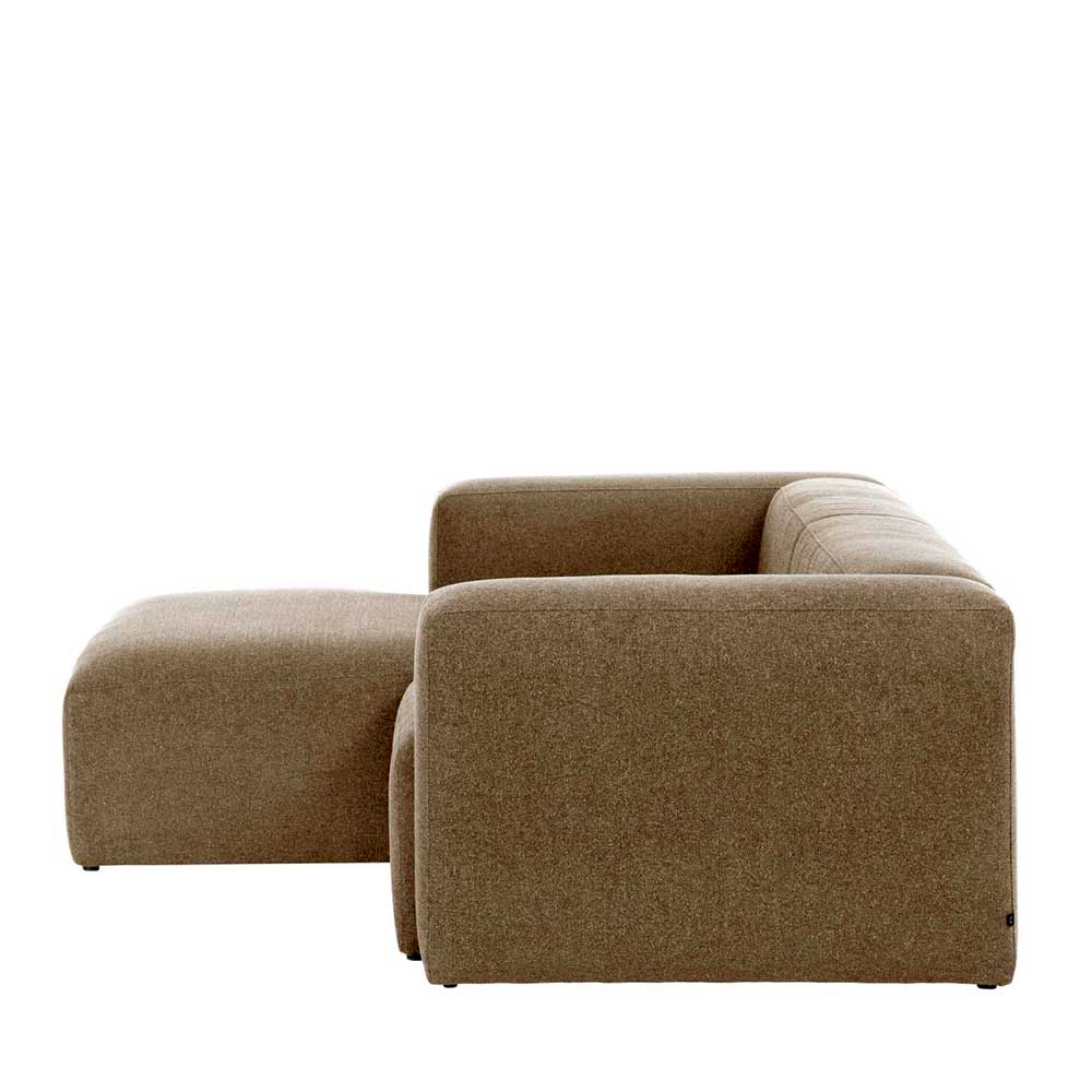 Eckcouch Sofalandschaft in Beige Chenille - Ruhnau