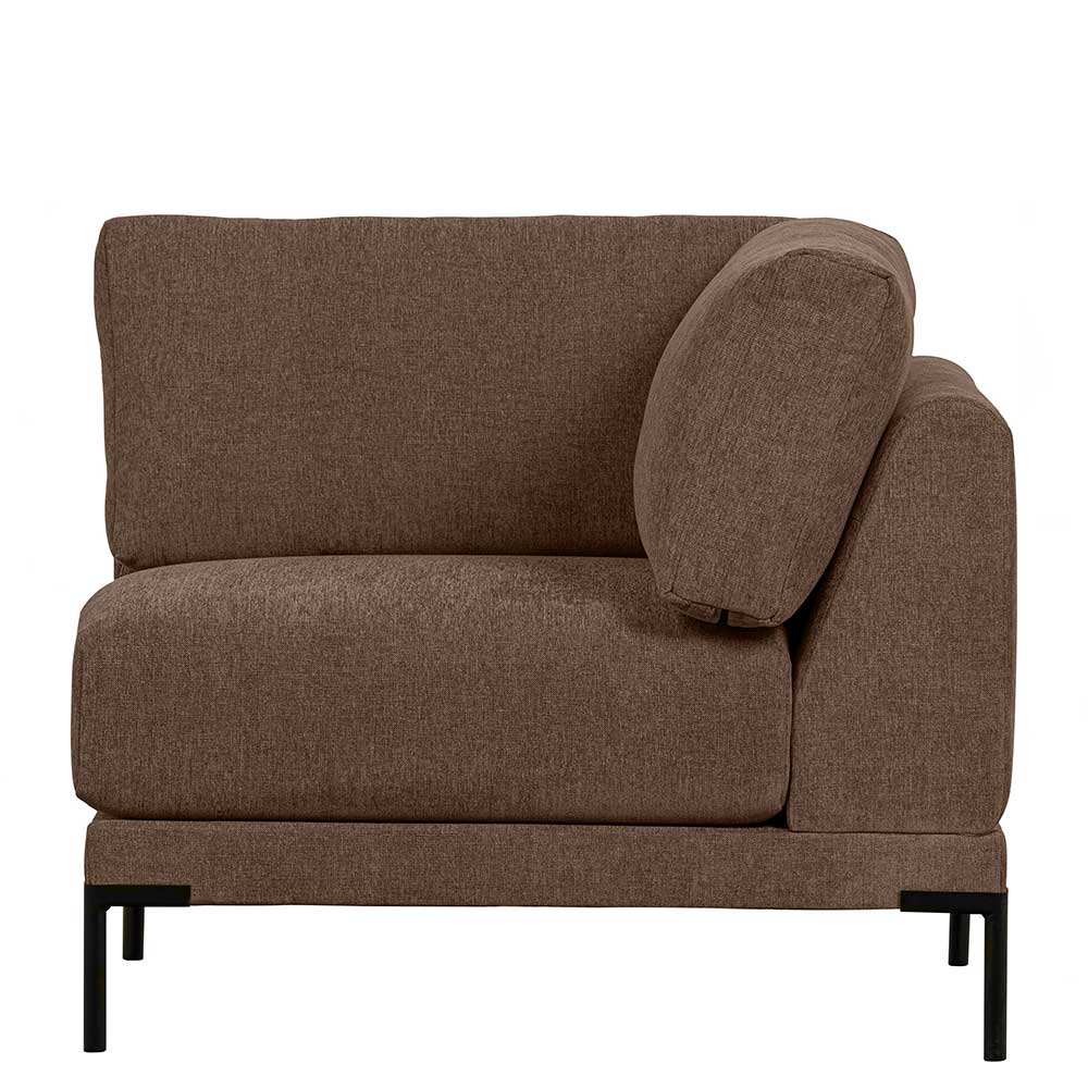 Couchmodul Eckelement in Braun - Ravonia