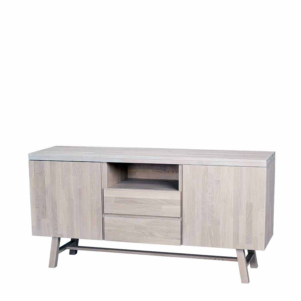 Eichenholz Anrichte in White Wash - Dioca
