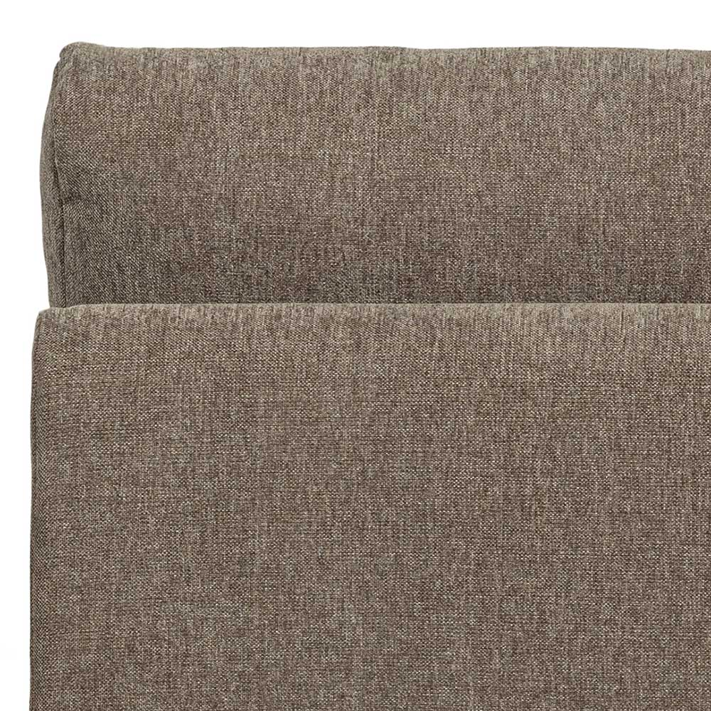 1-Sitzer Couchmodul in Taupe Stoff - Birte