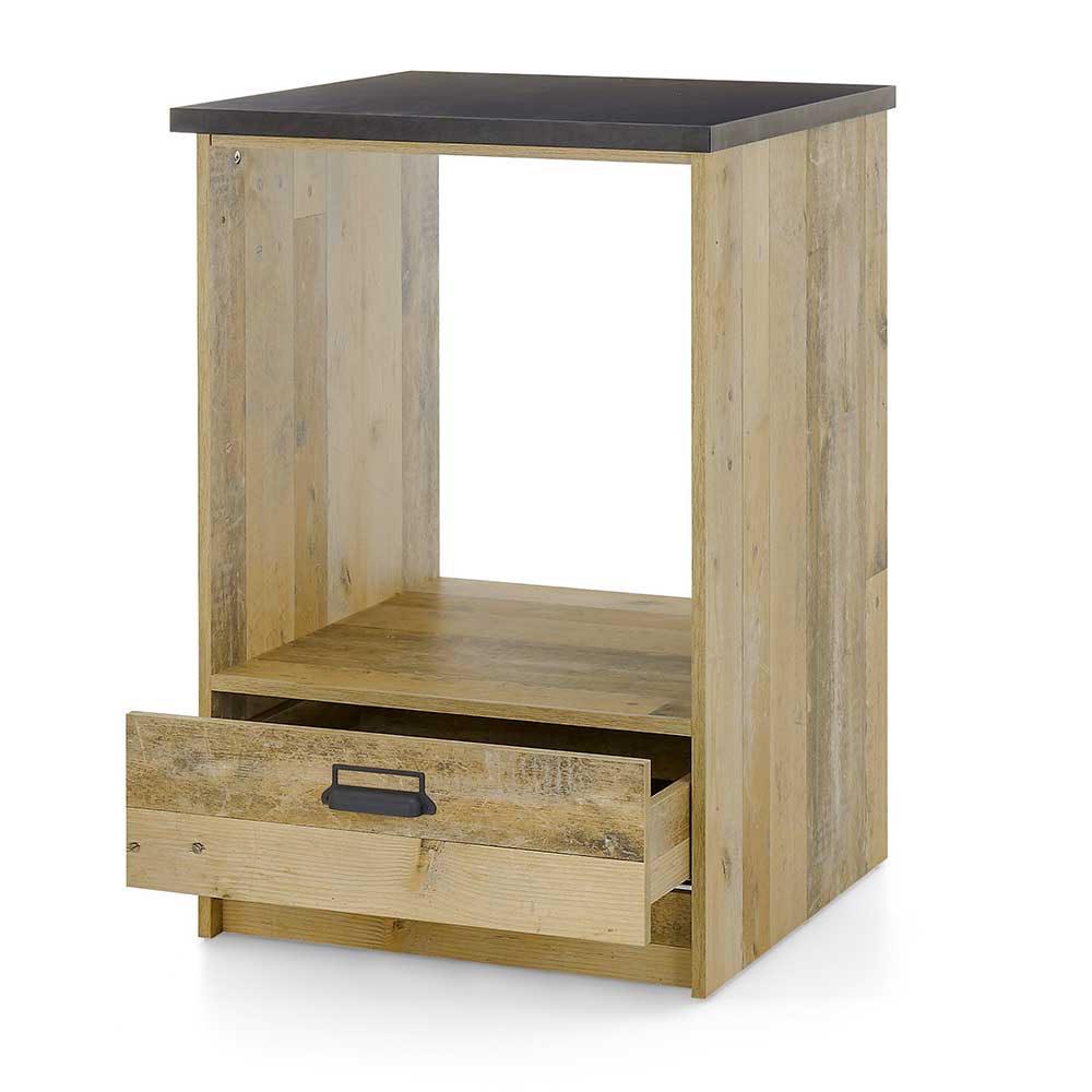 Herdumbau-Schrank in Altholz Optik - Garisa