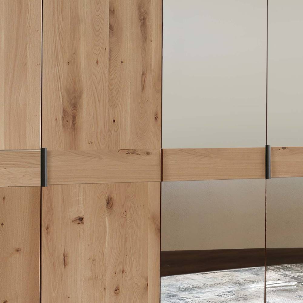 XXL-Kleiderschrank mit vier Spiegeltüren - Yanicas