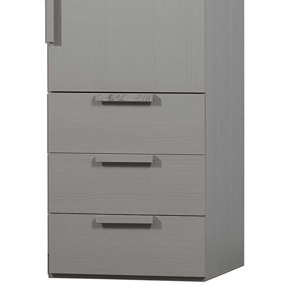 Skandi Wäscheschrank in Grau - Graland