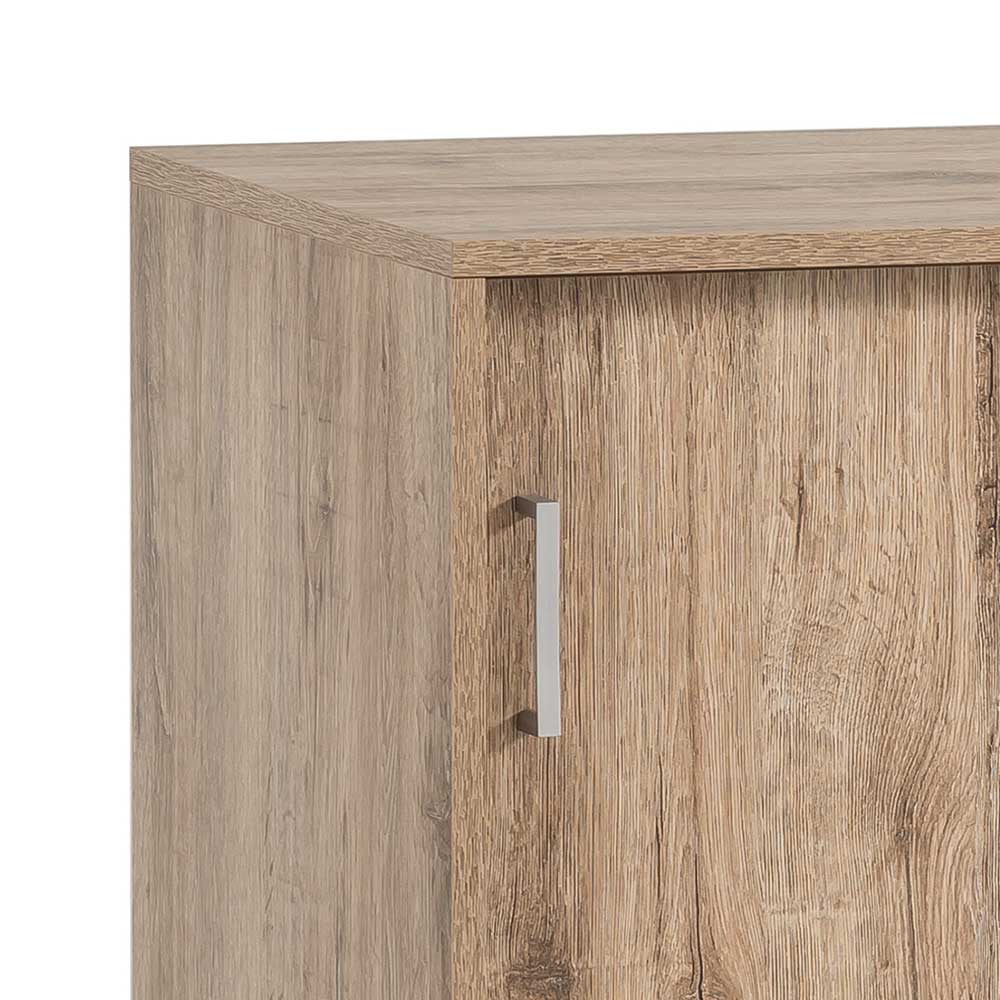 Holzoptik Ordnerschrank mit Schiebetüren - Jytte