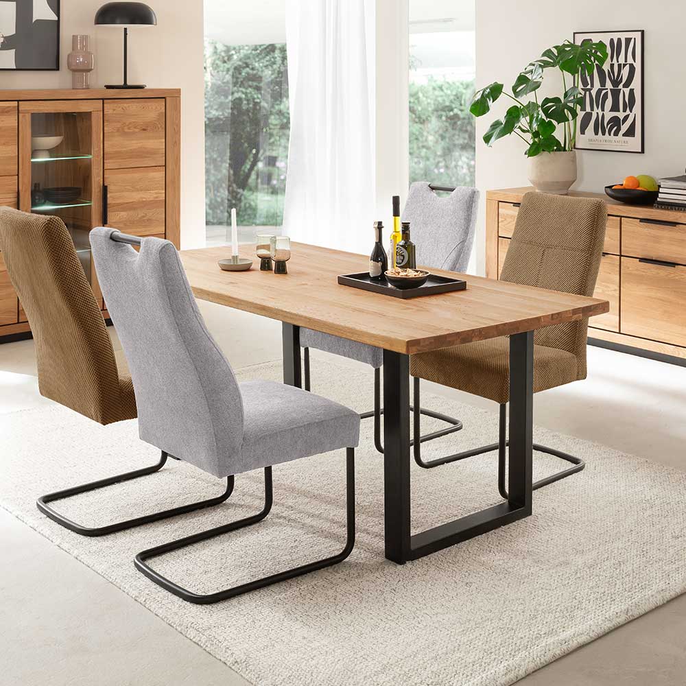 180x90 Esstisch aus Wildeiche Massivholz - Nikido