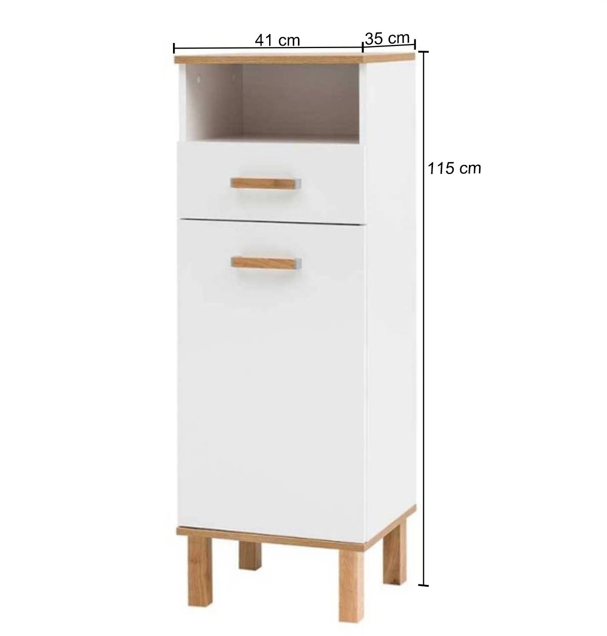 41x115x35 Bad Unterschrank zweifarbig - Utiona