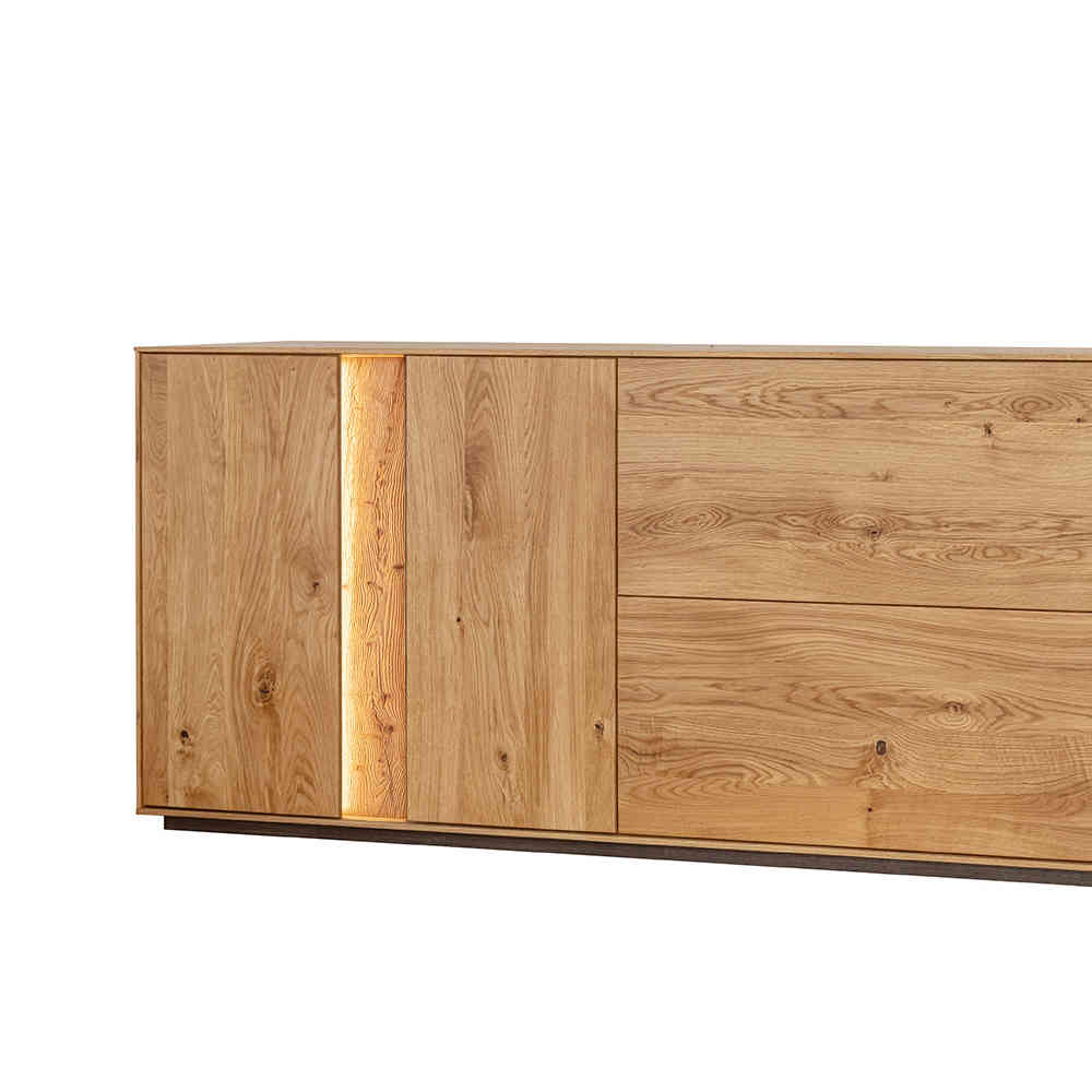 Massives Sideboard mit LED Beleuchtung - Cocondar