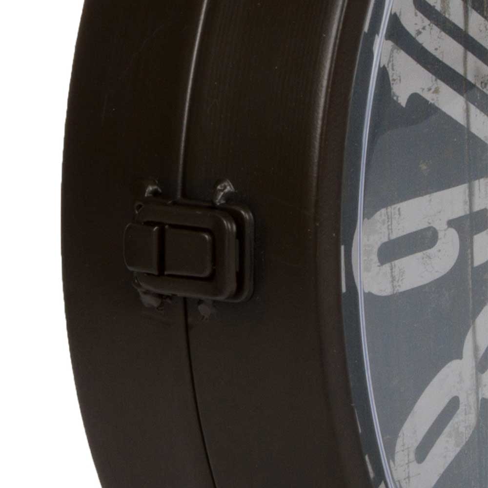Metall Wanduhr mit großen Zahlen - Tariha