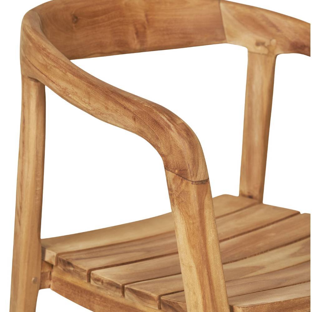 Design Holzstuhl für Drinnen und Draußen - Pezzu