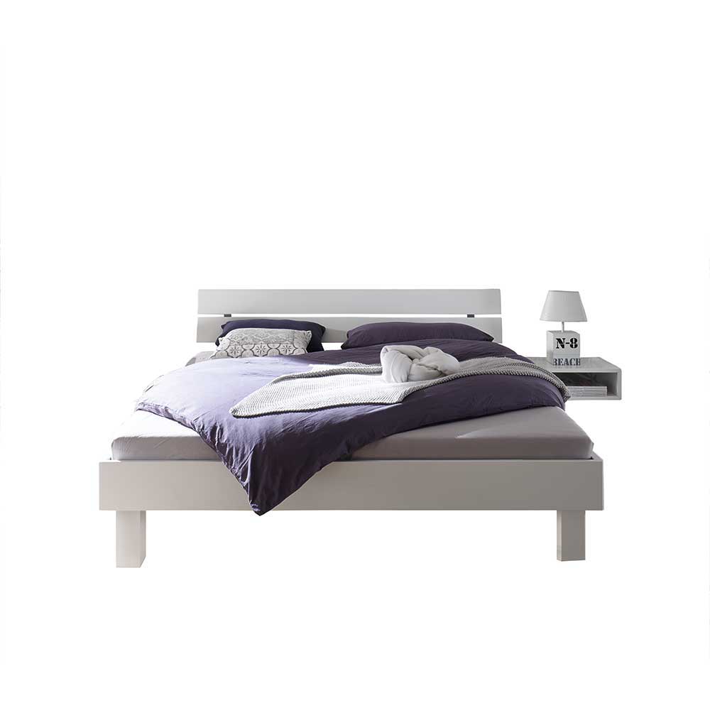 Modernes Einzelbett mit Nachttisch - Crimera (zweiteilig)