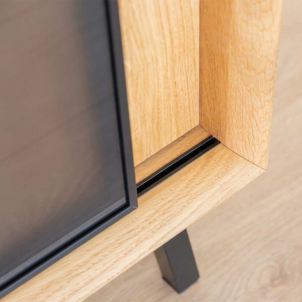 101x101x45 Highboard mit Schiebetüren - Fabiella