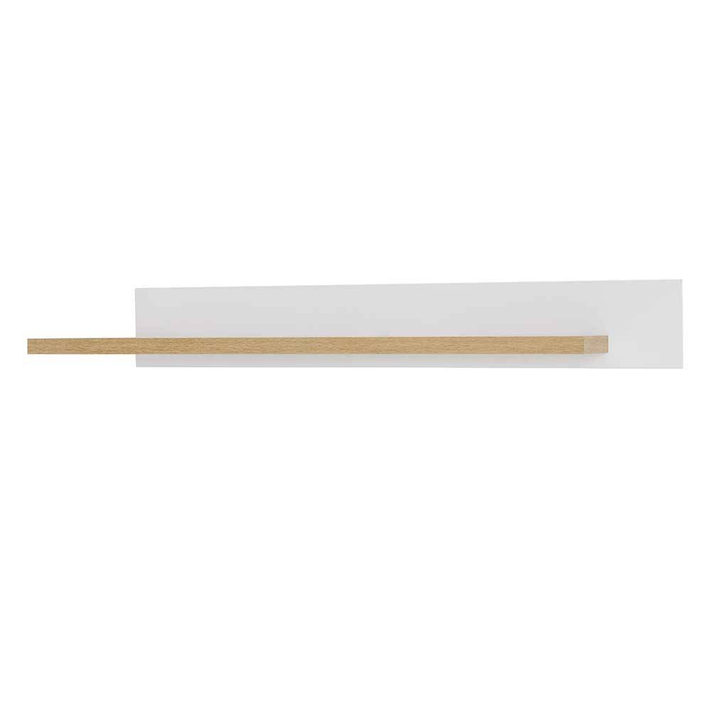 Wandboard in Weiß & Wildeiche Dekor - Caldri