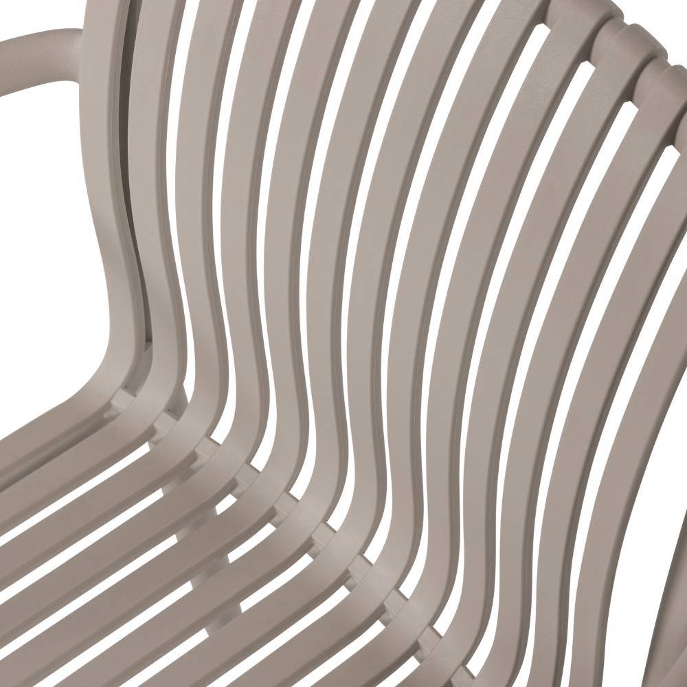 Outdoor Armlehnenstühle in Beige - Auricos (2er Set)