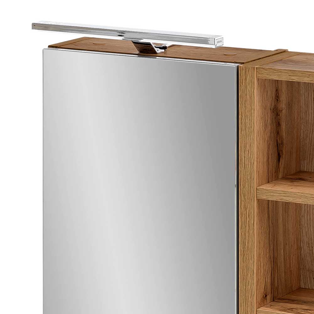 1-türiger Spiegelschrank mit Regal - Muviana