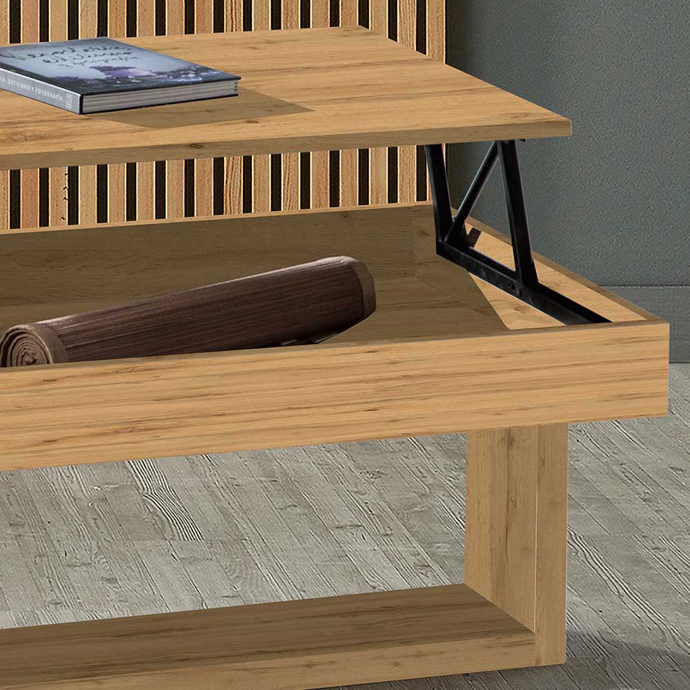 Wohnzimmer Tisch mit Tischplatte zum Hochklappen - Lili