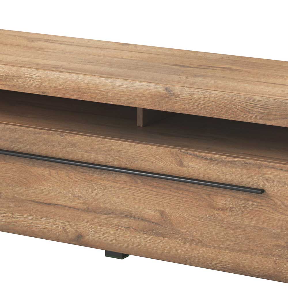 160x52x50 TV Lowboard in Eiche Holzoptik - Aberdeen