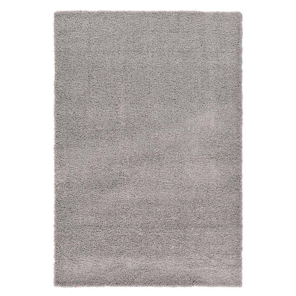 Teppich mit Hochflor in Hellgrau - Sirias