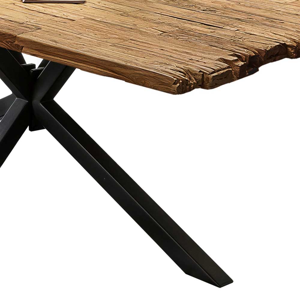 Ausgefallener Tisch aus Teak Recyclingholz rustikal - Kyras