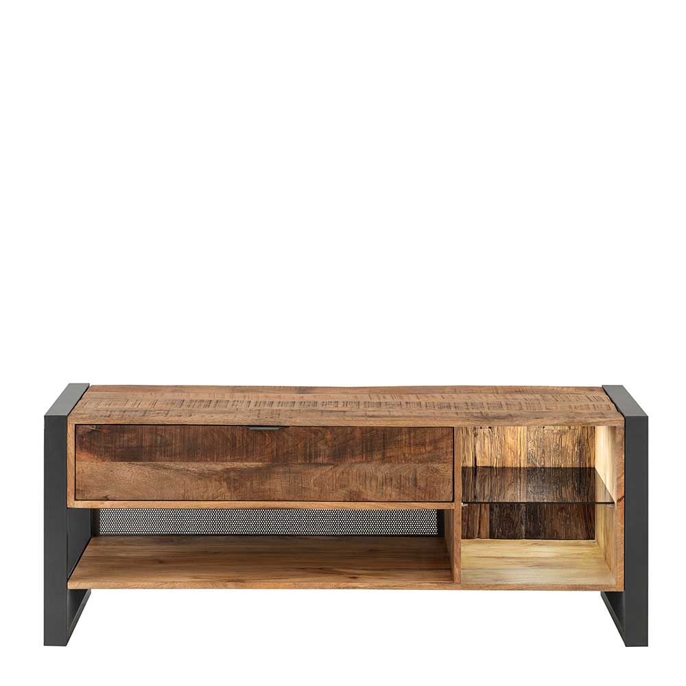 Design TV Board aus Recyclingholz & Metall - Acira