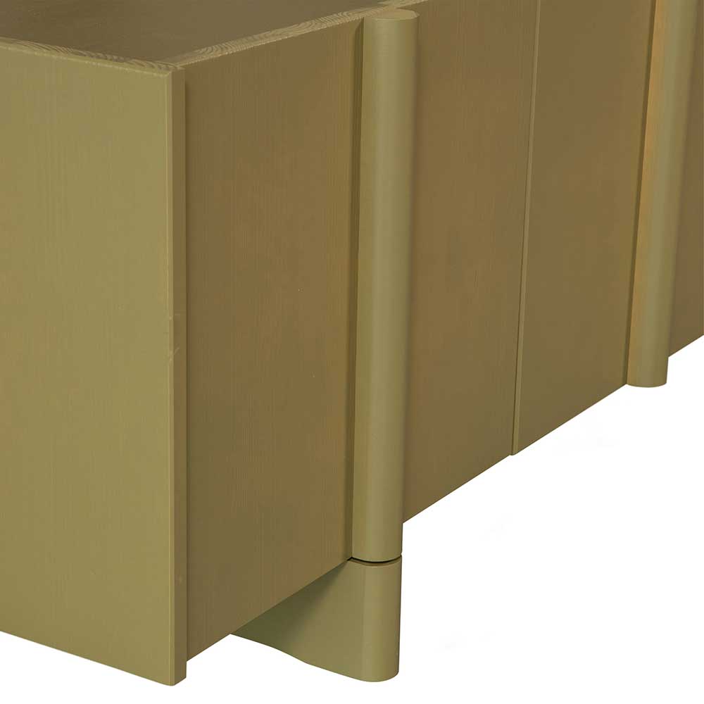 4-türiges TV Lowboard in Khaki - Biledda
