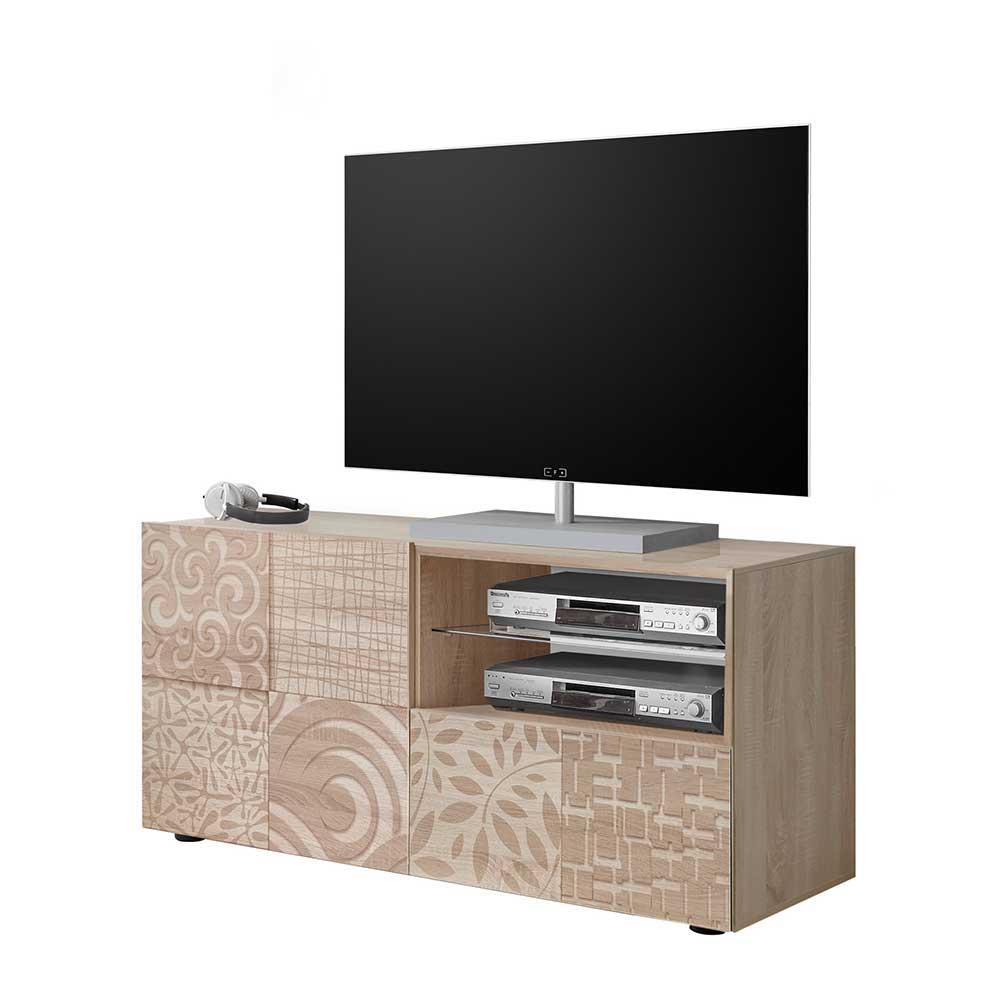 121x57x42 cm TV Board in Dekor Eiche Sonoma - Bielvas
